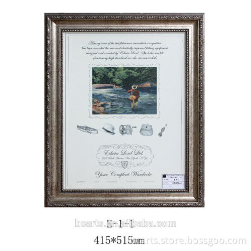 Hot sale ps frame mural photo frame good quality ornate picture frame wholesale